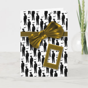 Graduation congratulations for men card