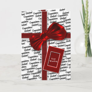 Graduation congratulations for men & women card