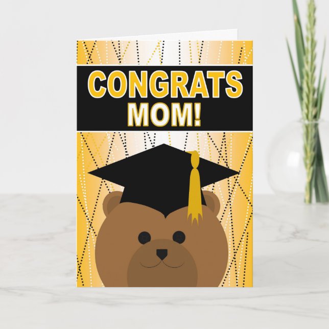 Graduation Congratulations for Mom / Mother Card (Front)