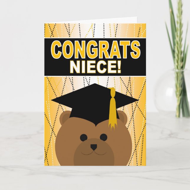 Graduation Congratulations for Niece Card (Front)