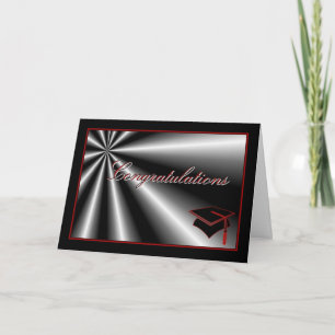 Graduation congratulations graduation cap diploma card