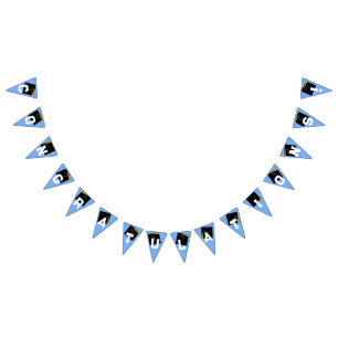 Graduation Congratulations Light Blue Bunting