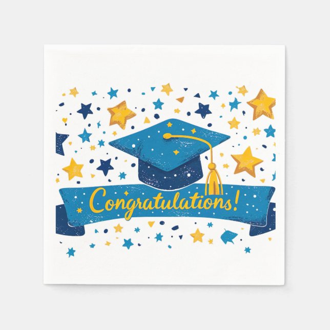 Graduation Congratulations Napkins (Front)