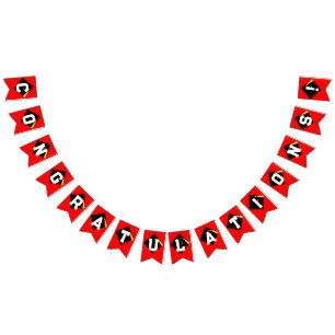 graduation congratulations party decor bunting 
