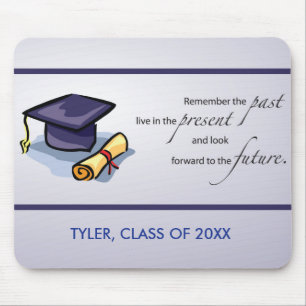 Graduation Congratulations Remember the Past Mouse Pad