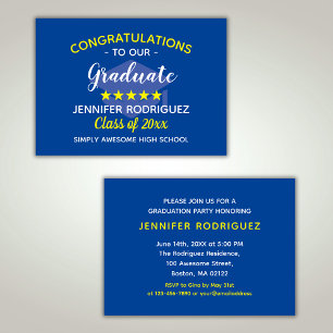 Graduation Congratulations To Our Graduate Party Invitation