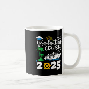 Graduation Cruise 2025 Graduate Hawaii Beach Summe Coffee Mug
