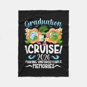 Graduation Cruise 2026 Making Memories Graduate Cr Fleece Blanket