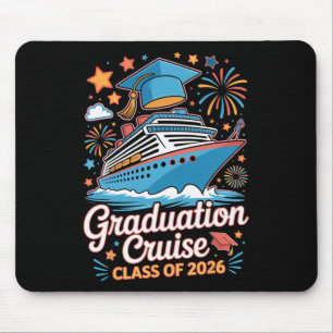 Graduation Cruise Cl Of 2026 Matching Family Trip  Mouse Pad
