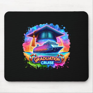 Graduation Cruise Cruising Graduate Beach Summer V Mouse Pad