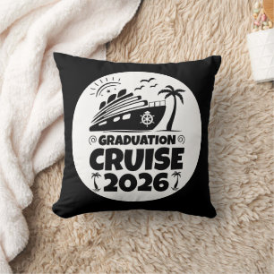 Graduation Cruise Custom Year Senior Trip Vacation Cushion
