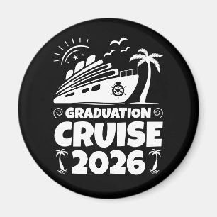 Graduation Cruise Custom Year Senior Trip Vacation Magnet