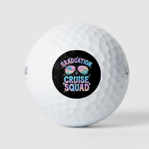 Graduation Cruise Squad Cruising Ship Retro Golf Balls