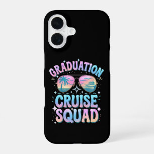 Graduation Cruise Squad Cruising Ship Retro iPhone 16 Case