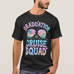 Graduation Cruise Squad Cruising Ship Retro T-Shirt