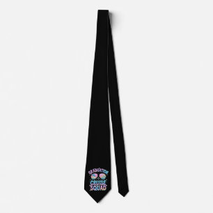 Graduation Cruise Squad Cruising Ship Retro Tie