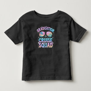 Graduation Cruise Squad Cruising Ship Retro Toddler T-Shirt