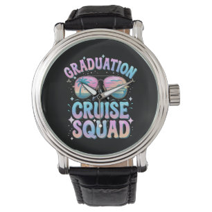 Graduation Cruise Squad Cruising Ship Retro Watch
