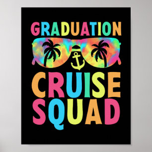Graduation Cruise Squad Hawaii Beach Graduate Summ Poster