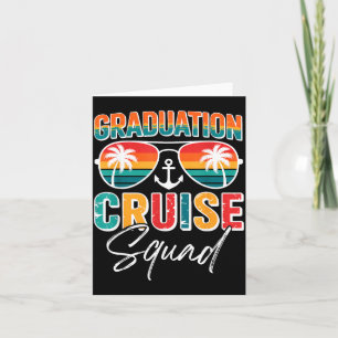 Graduation Cruise Squad Hawaii Beach Summer Card