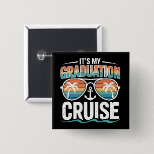 Graduation Cruise Squad Matching Trip Family Grad  15 Cm Square Badge