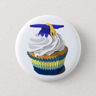 Graduation cupcake button