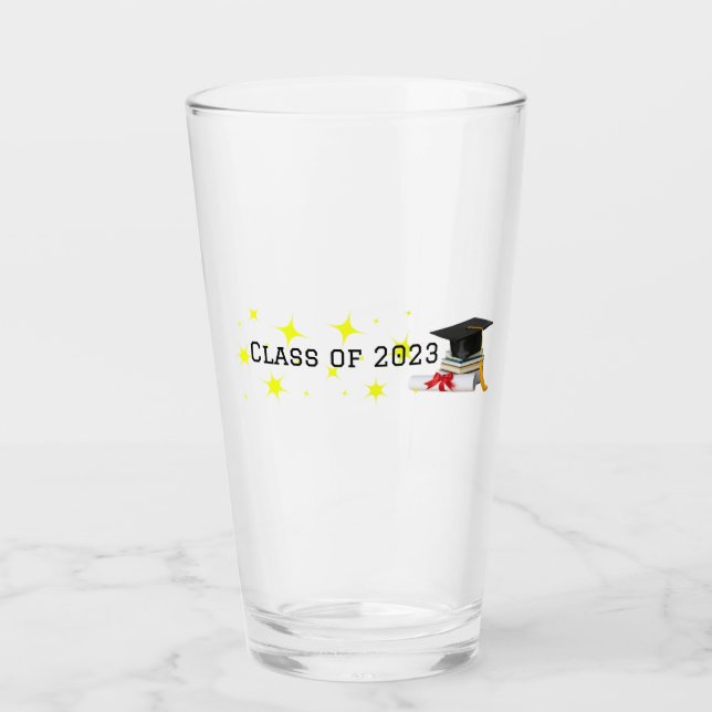 Graduation Custom Glass (Front)