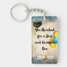 graduation custom keychain