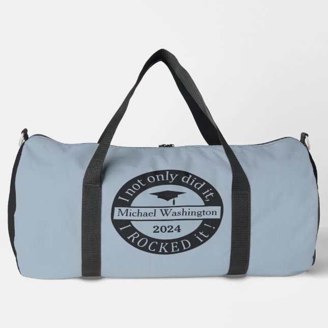 Graduation custom name & year duffle bag (Front)