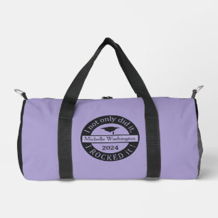 Graduation custom name & year duffle bag