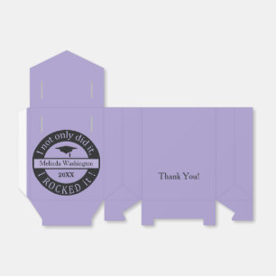 Graduation custom name & year favour bags box