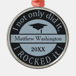 Graduation custom name & year ornament
