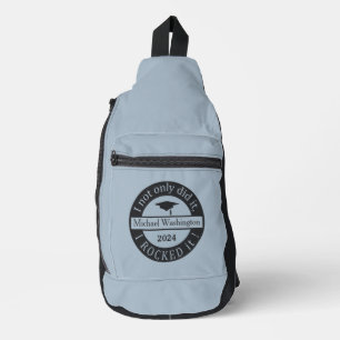 Graduation custom name & year sling bag