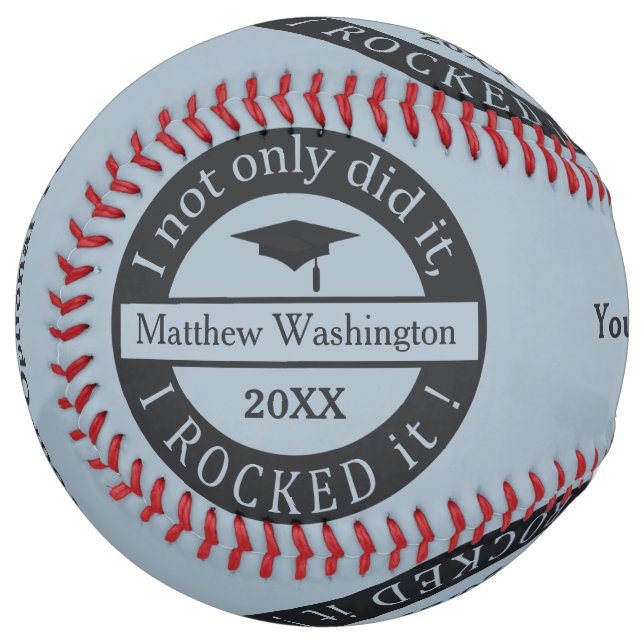 Graduation custom name & year softball (Front Left)