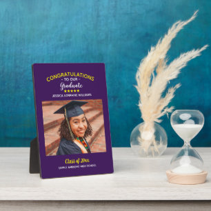 Graduation Custom Photo Congratulations Graduate Plaque