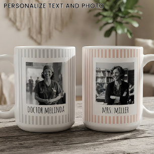 Graduation Custom Retro Teacher Nurse Coworker Coffee Mug