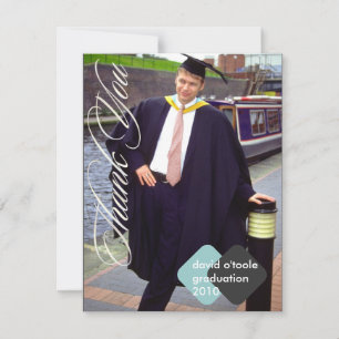 Graduation, Custom Thank You Cards, Flat Card