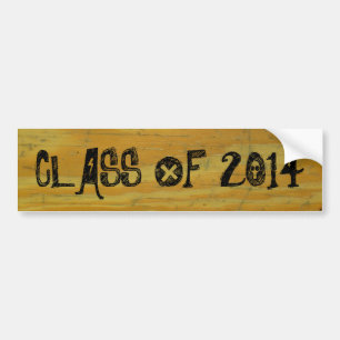 Graduation customisable Class of... Bumper Sticker