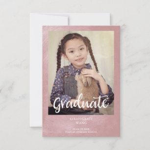 Graduation Custon Photo Metal Texture