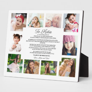 Graduation Day 10 Photo To Daughter Sentimental Plaque