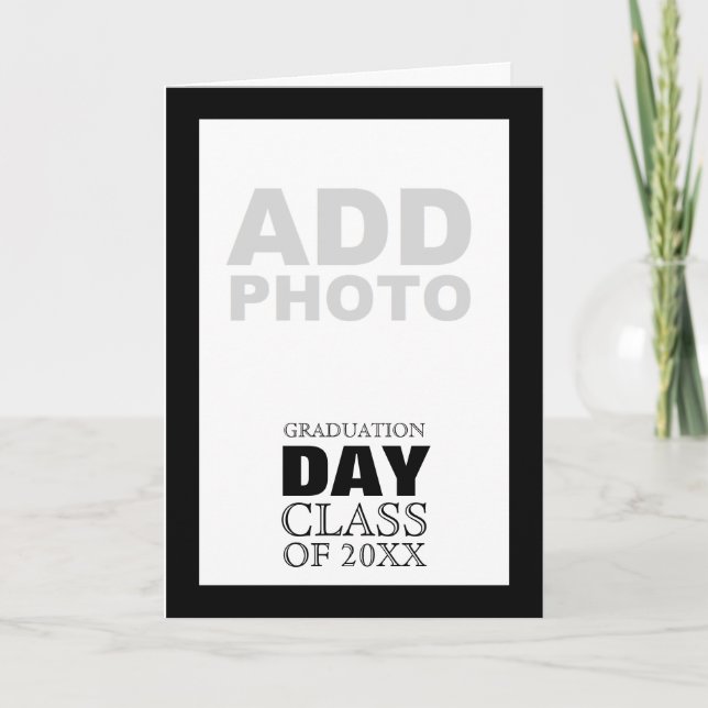 Graduation Day Class Customisable Photo Invitation (Front)
