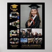 Graduation Day Grad Class Senior DIY Photo Collage