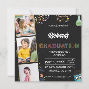  Graduation Day Invitation Card for kindergarten