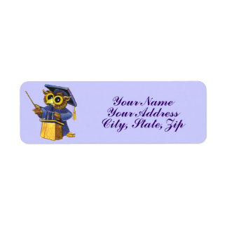 Graduation Day Return Address Label