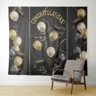 Graduation Decorations Wall Photo Backdrop Tapestry