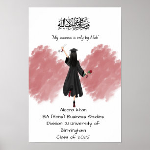 Graduation Degree certificate  Poster