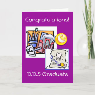 Graduation - Dentist D.D.S Card