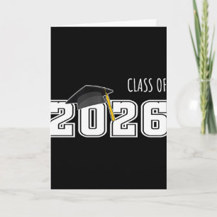 Graduation Design For Senior 2026 Design Retro Cl Card