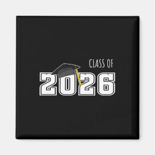 Graduation Design For Senior 2026 Design Retro Cl Magnet