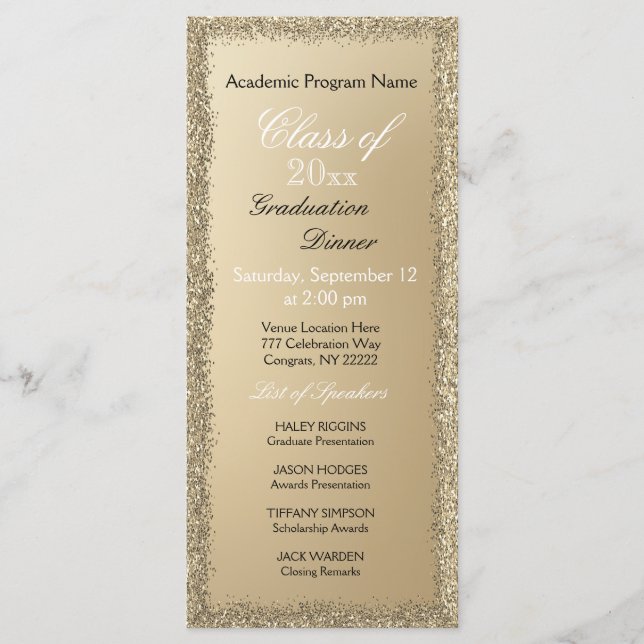 Graduation Dinner Invitation (Front)